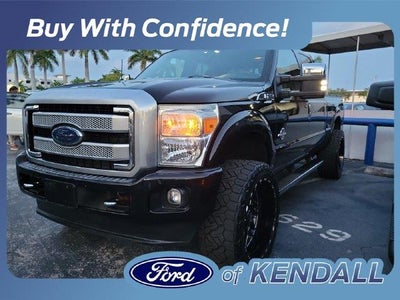 2016 Ford F-250 Super Duty 4X4 Platinum 4DR Crew Cab 8 FT. LB Pickup