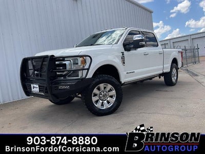 2020 Ford F-250 Super Duty 4X4 Platinum 4DR Crew Cab 8 FT. LB Pickup