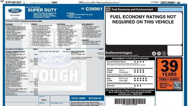 2016 Ford F-250 Super Duty King Ranch