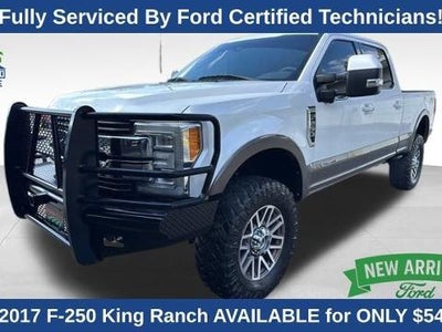 2017 Ford F-250 Super Duty 4X4 King Ranch 4DR Crew Cab 6.8 FT. SB Pickup