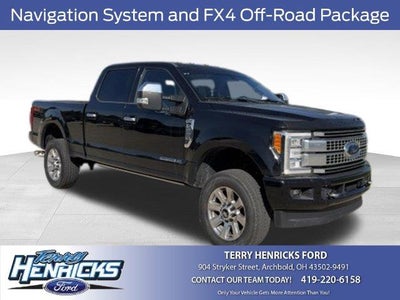 2018 Ford F-250 Super Duty 4X4 Platinum 4DR Crew Cab 8 FT. LB Pickup