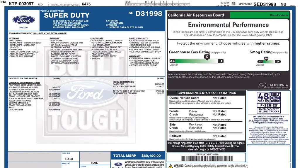 2025 Ford F-250 Super Duty King Ranch