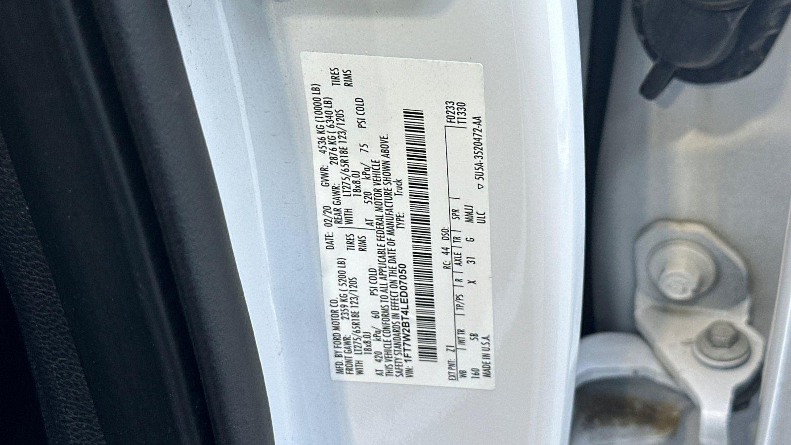 2020 Ford F-250 Super Duty XLT