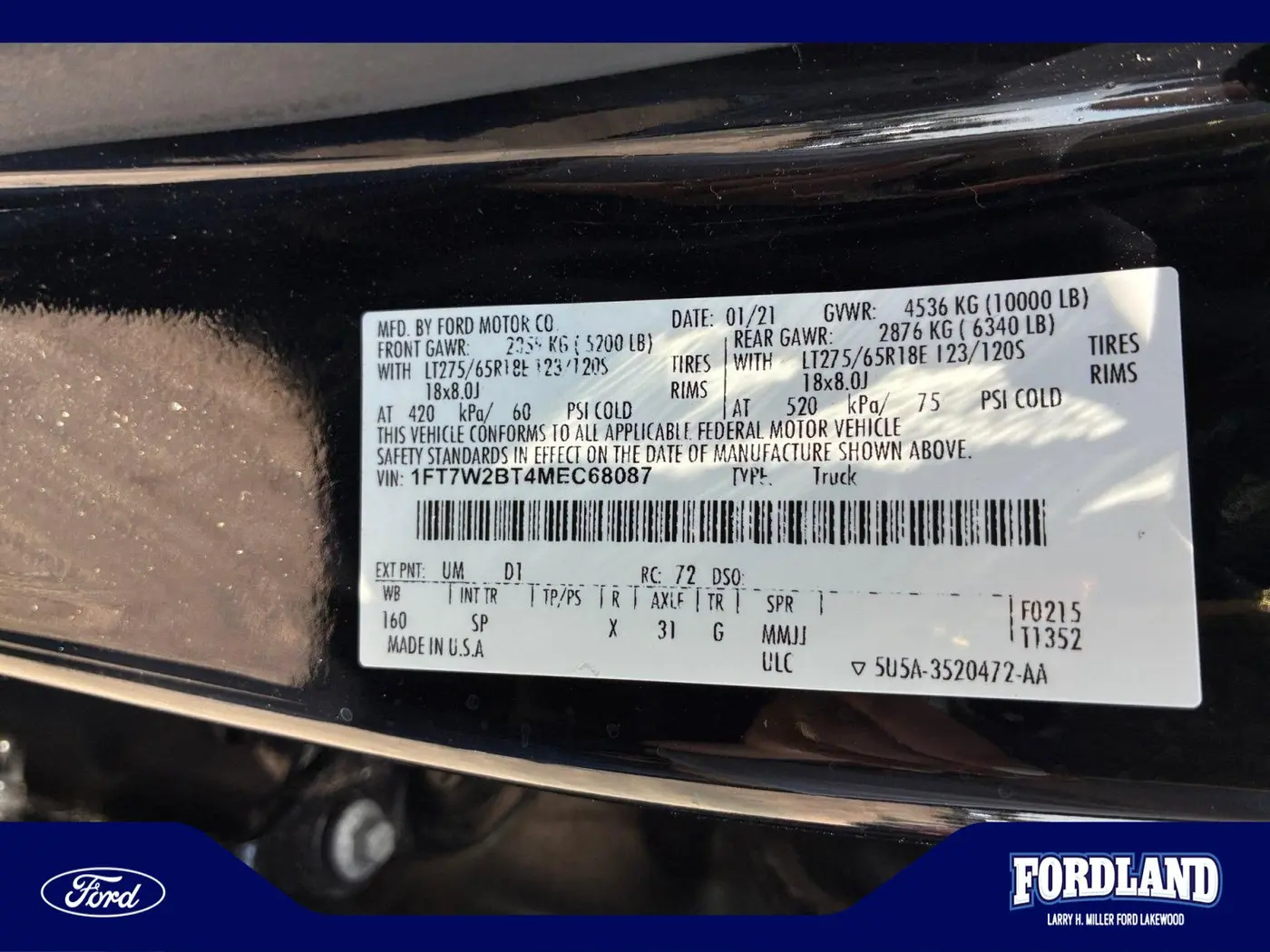 2021 Ford F-250 - $43,101