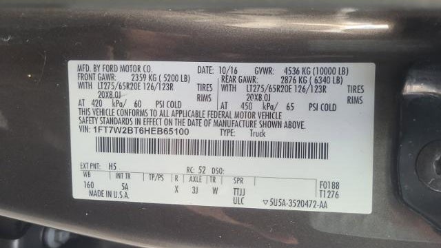 2017 Ford F-250 Super Duty King Ranch
