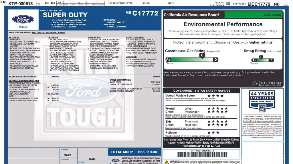 2021 Ford F-250 Super Duty King Ranch