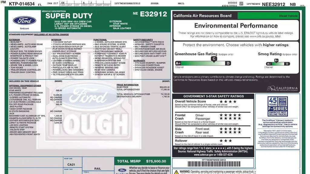 2022 Ford F-250 Super Duty Lariat
