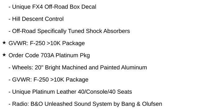 2026 Ford F-250 Super Duty Platinum