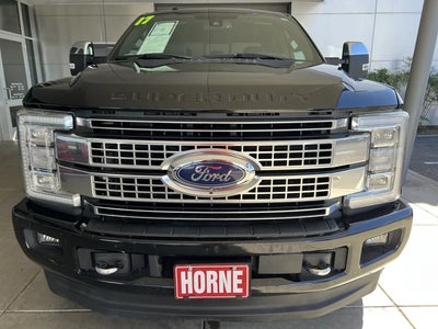 2017 Ford F-250 Super Duty 4X4 Platinum 4DR Crew Cab 8 FT. LB Pickup