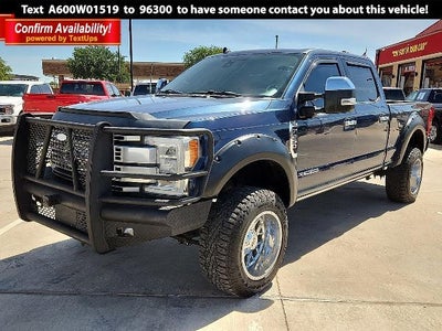 2019 Ford F-250 Super Duty 4X4 Platinum 4DR Crew Cab 8 FT. LB Pickup