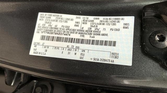 2019 Ford F-250 Super Duty XLT