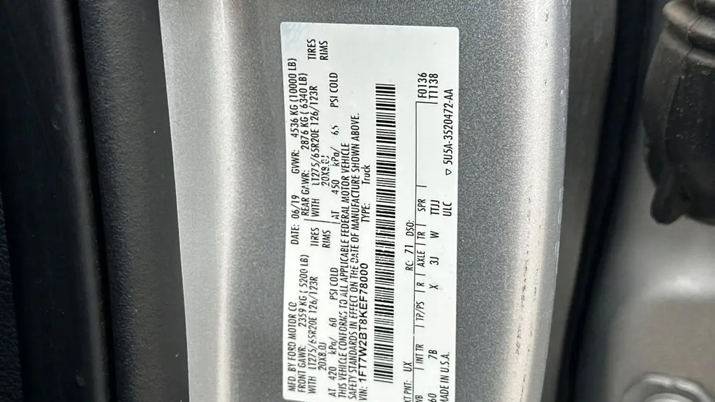 2019 Ford F-250 Super Duty Limited