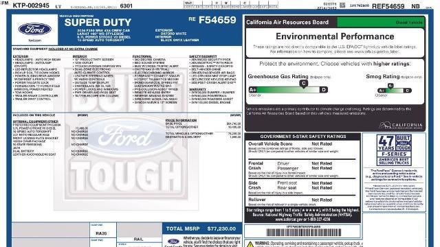 2024 Ford F-250 Super Duty Platinum