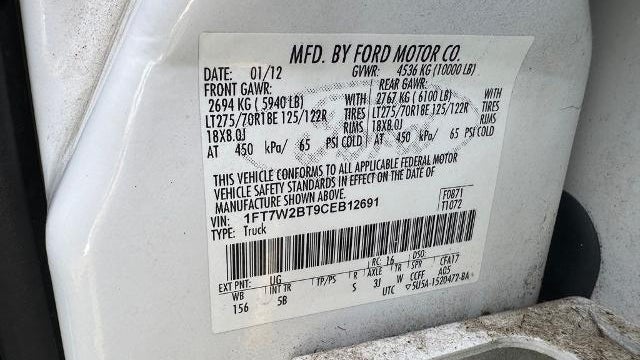 2012 Ford F-250 Super Duty XL