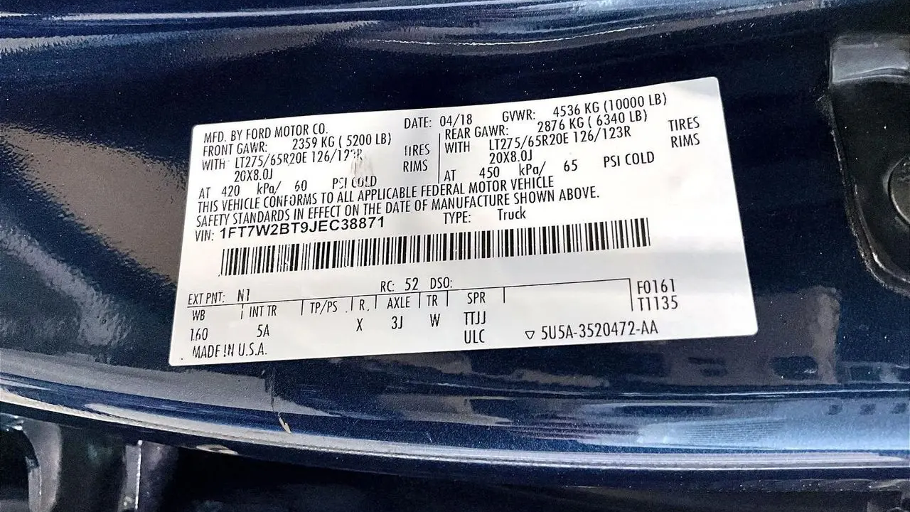 2018 Ford F-250 Super Duty Platinum