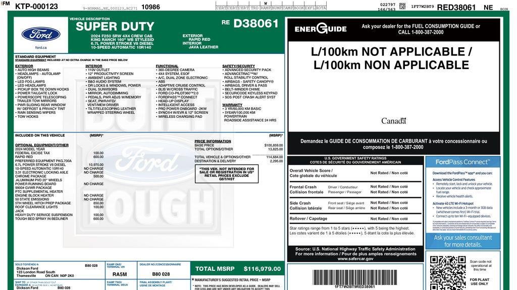2024 Ford F-250 Super Duty King Ranch