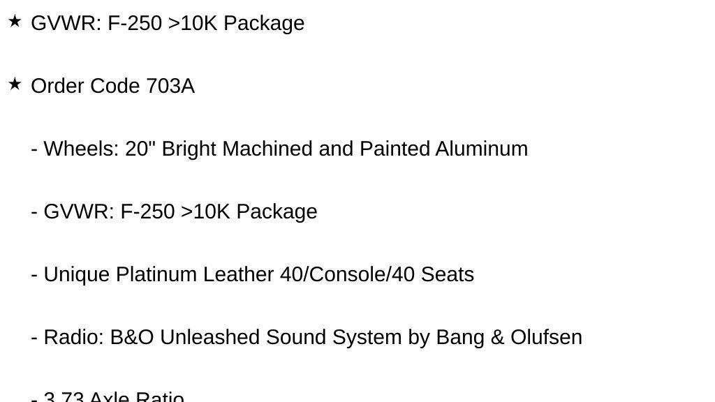 2025 Ford F-250 Super Duty Platinum