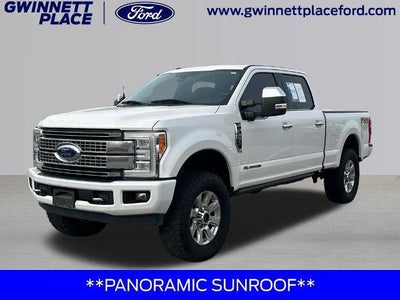 2018 Ford F-250 Super Duty 4X4 Platinum 4DR Crew Cab 8 FT. LB Pickup