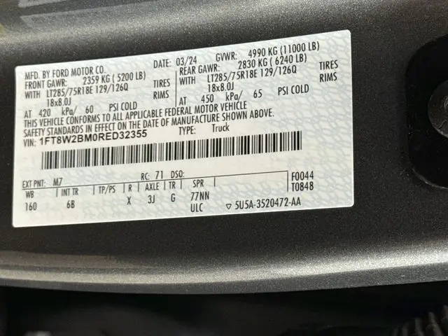 2024 Ford F-250 - $68,207