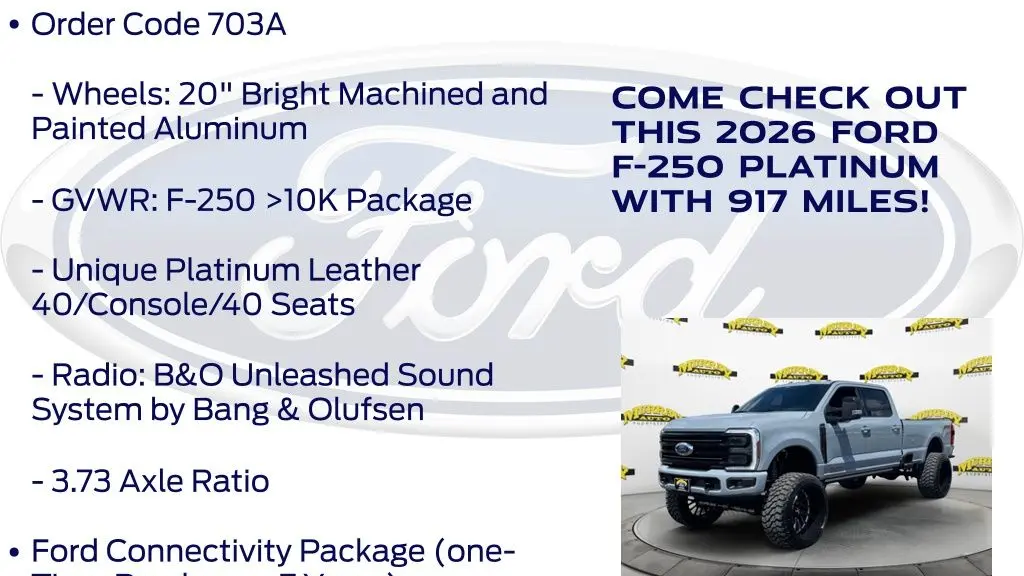 2026 Ford F-250 Super Duty XLT