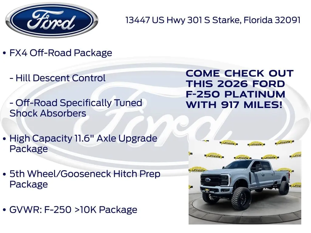2026 Ford F-250 - $142,679