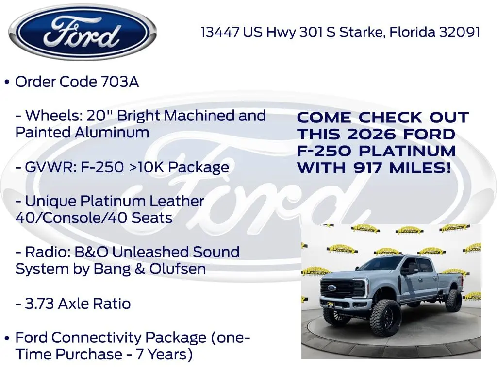 2026 Ford F-250 - $142,679