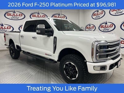 2026 Ford F-250 Super Duty 4X4 Platinum 4DR Crew Cab 8 FT. LB Pickup