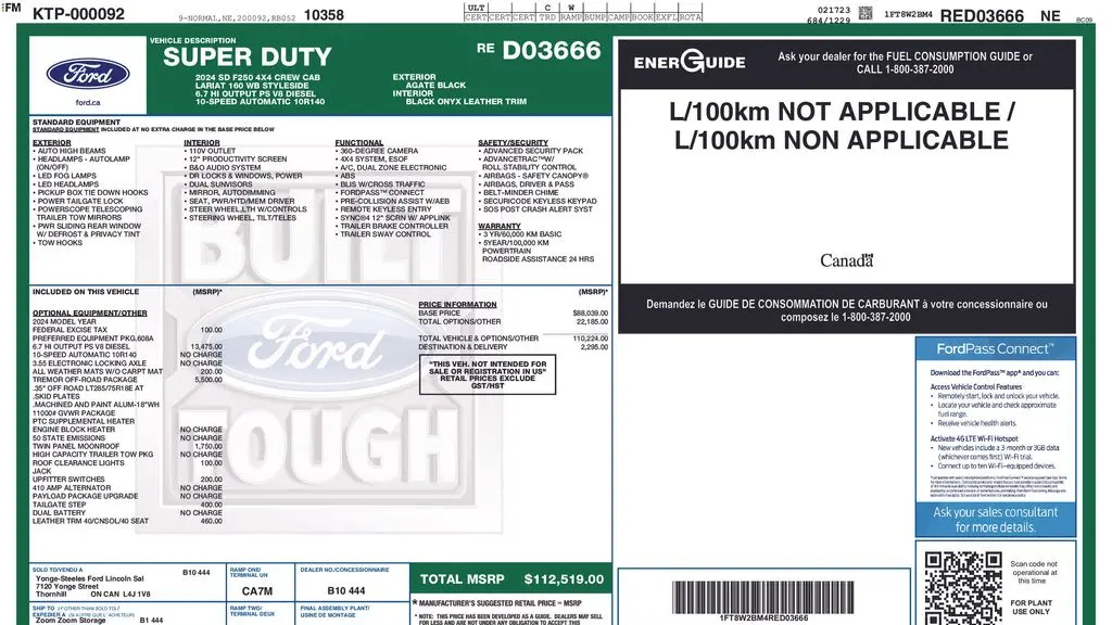 2024 Ford F-250 Super Duty Limited