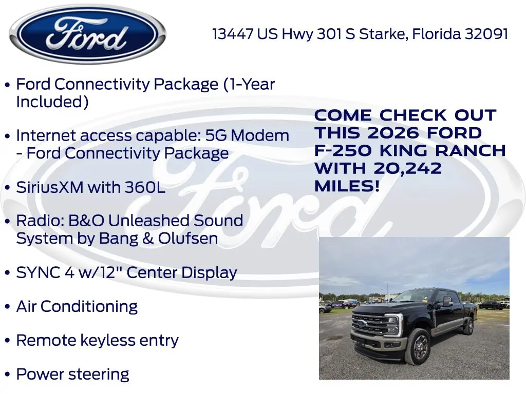 2026 Ford F-250 - $85,777