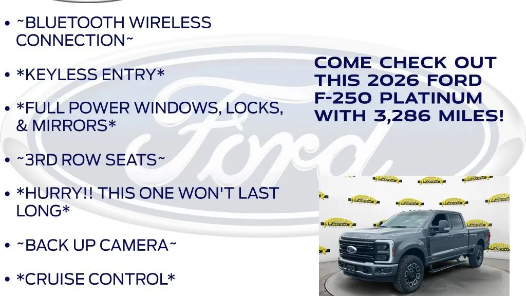 2026 Ford F-250 Super Duty Lariat