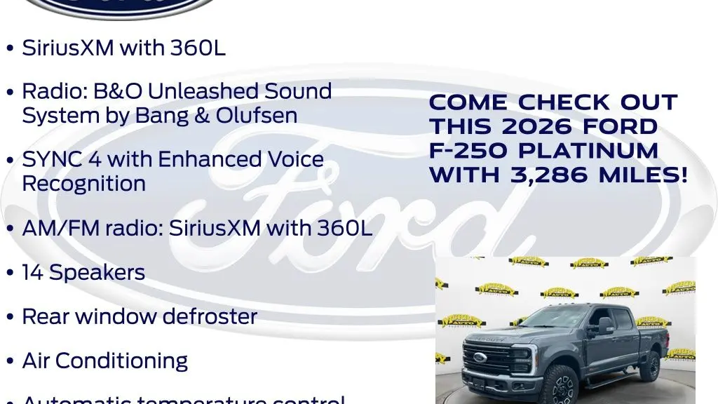 2026 Ford F-250 Super Duty Lariat