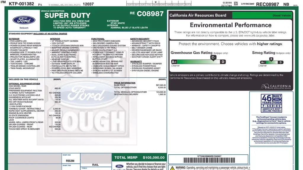 2024 Ford F-250 Super Duty XL