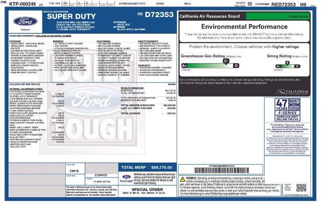 2024 Ford F-250 - $111,085
