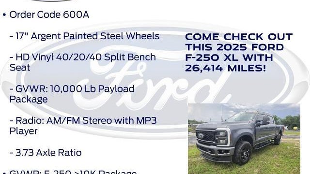 2025 Ford F-250 Super Duty XL