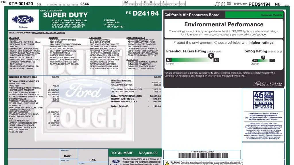 2023 Ford F-250 Super Duty King Ranch