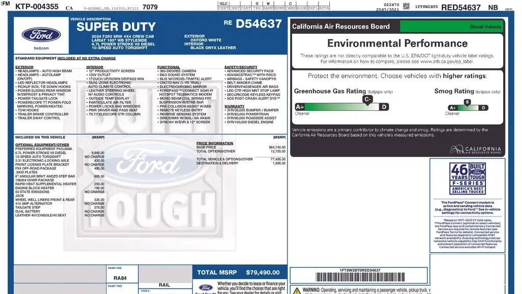 2024 Ford F-250 Super Duty King Ranch