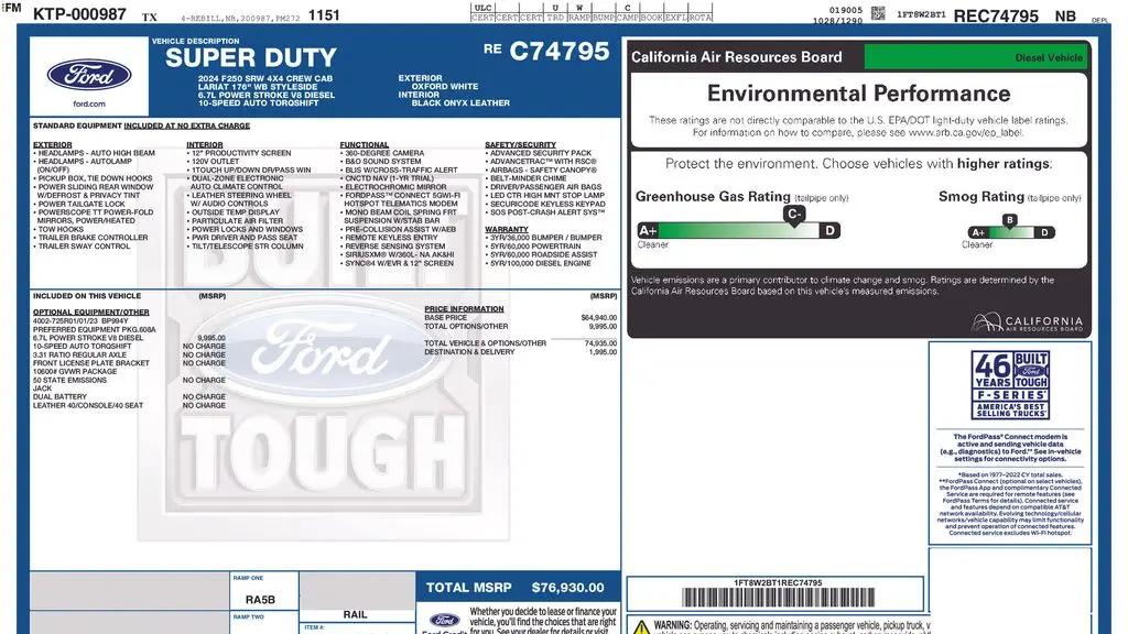 2024 Ford F-250 Super Duty King Ranch