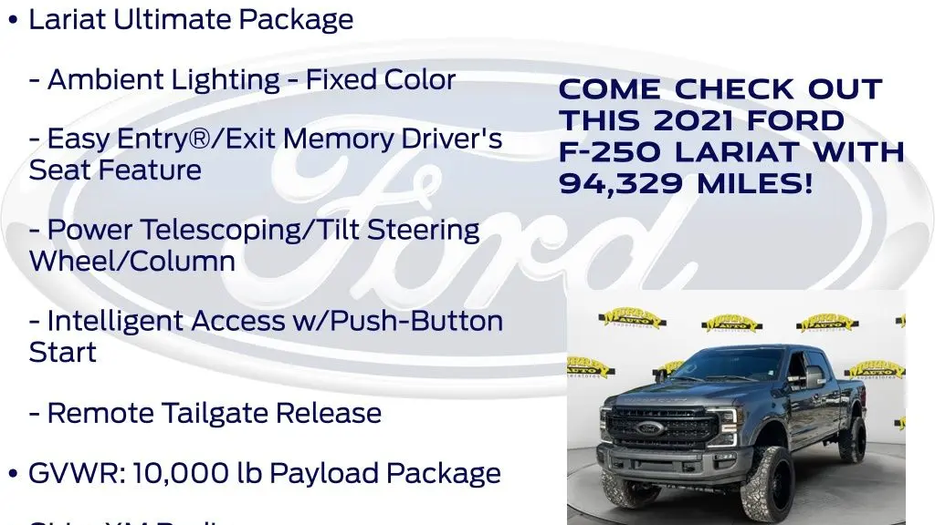 2021 Ford F-250 Super Duty Platinum