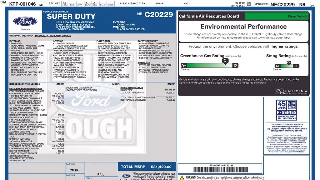 2022 Ford F-250 Super Duty King Ranch