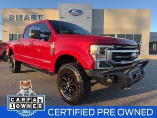 2022 Ford F-250 Super Duty with Rapid Red Metallic Tinted Clearcoat Exterior