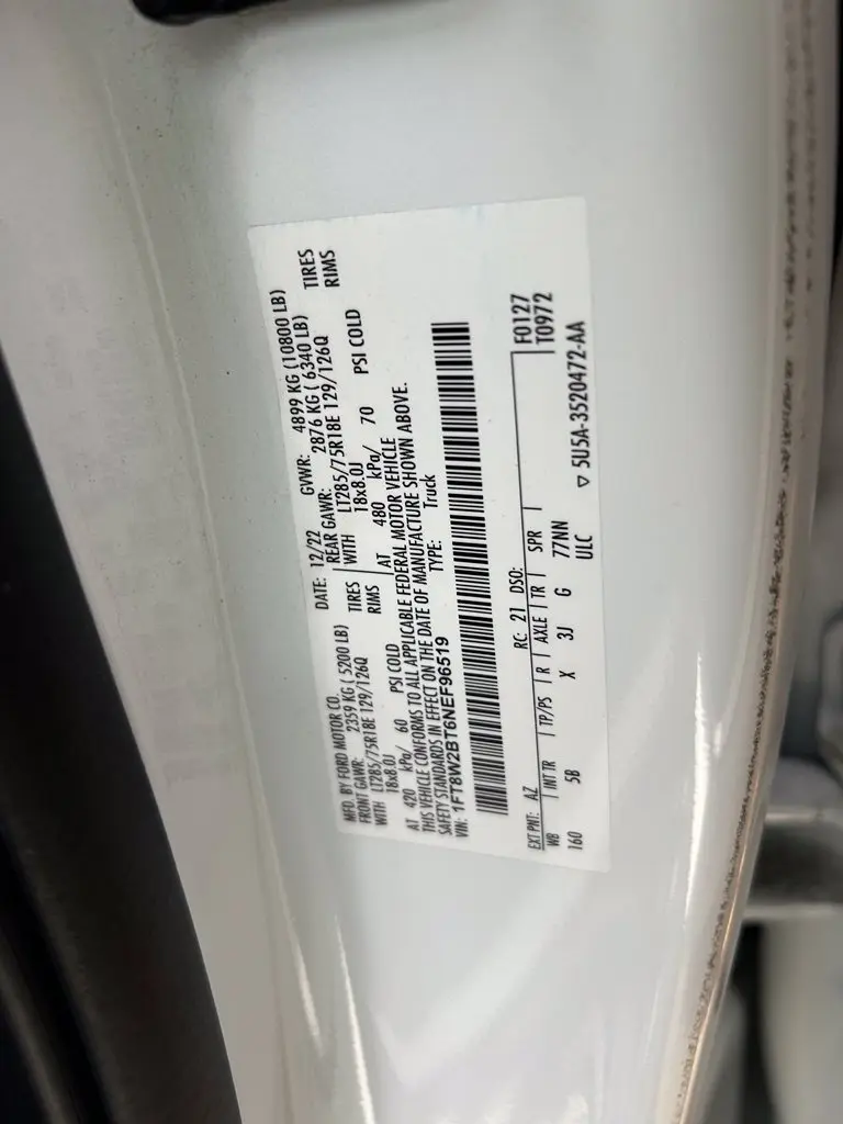 2022 Ford F-250 - $55,995