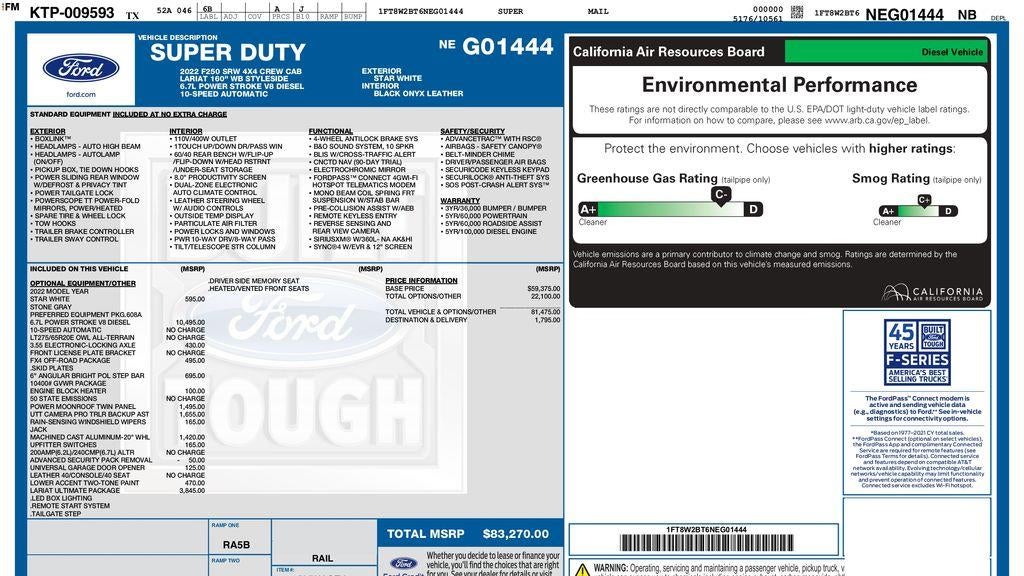 2022 Ford F-250 Super Duty Lariat