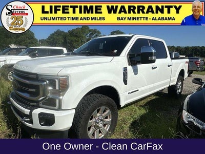 2022 Ford F-250 Super Duty 4X4 Platinum 4DR Crew Cab 6.8 FT. SB Pickup