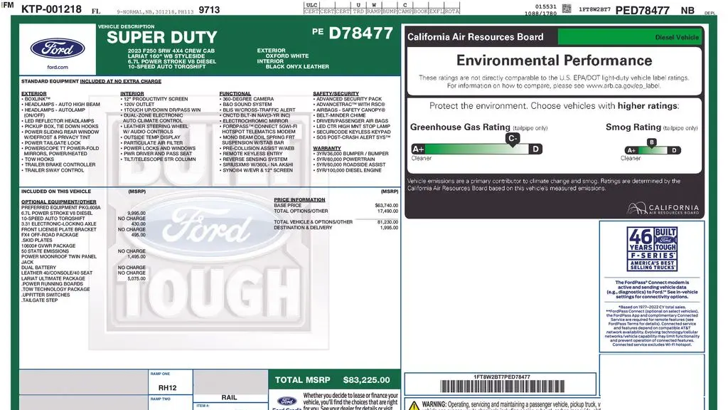 2023 Ford F-250 Super Duty King Ranch