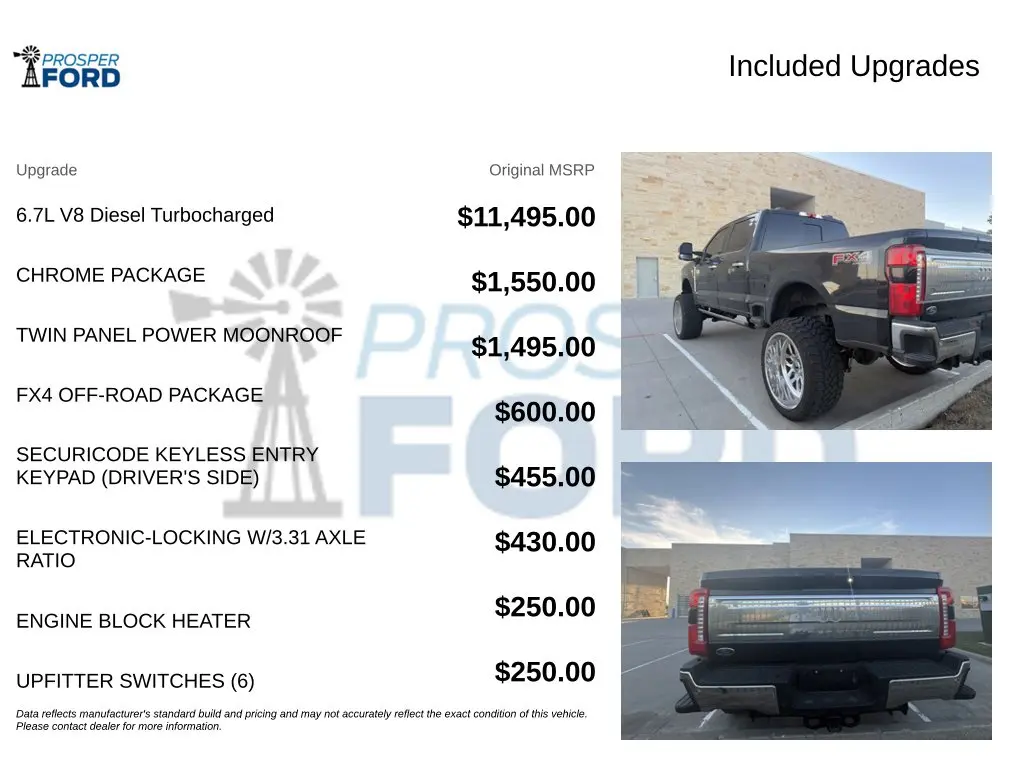 2026 Ford F-250 - $92,220