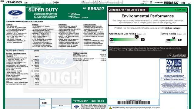 2024 Ford F-350 Super Duty Platinum