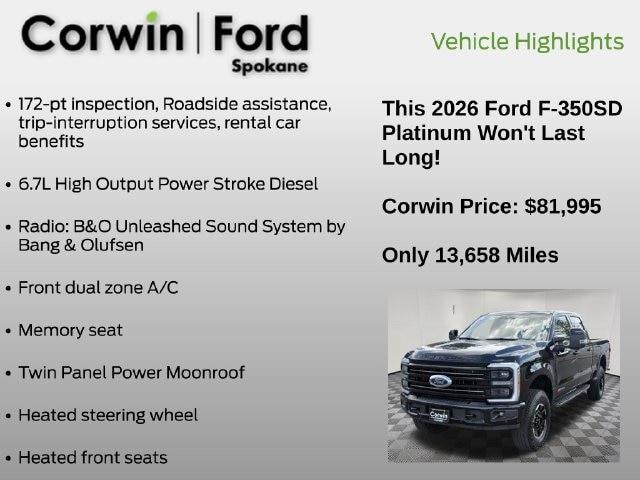 2026 Ford F-350 - $81,995