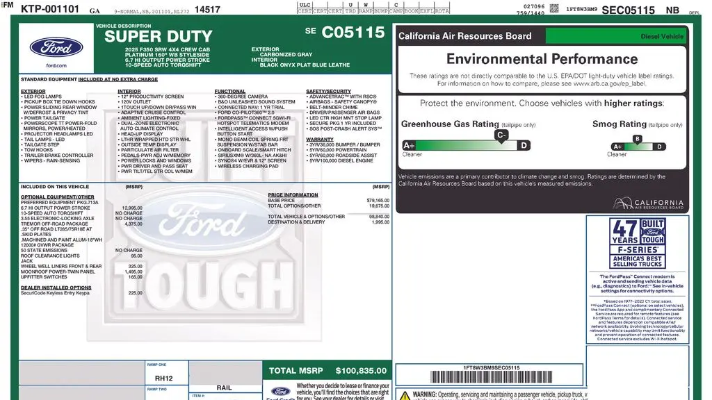 2025 Ford F-350 Super Duty King Ranch