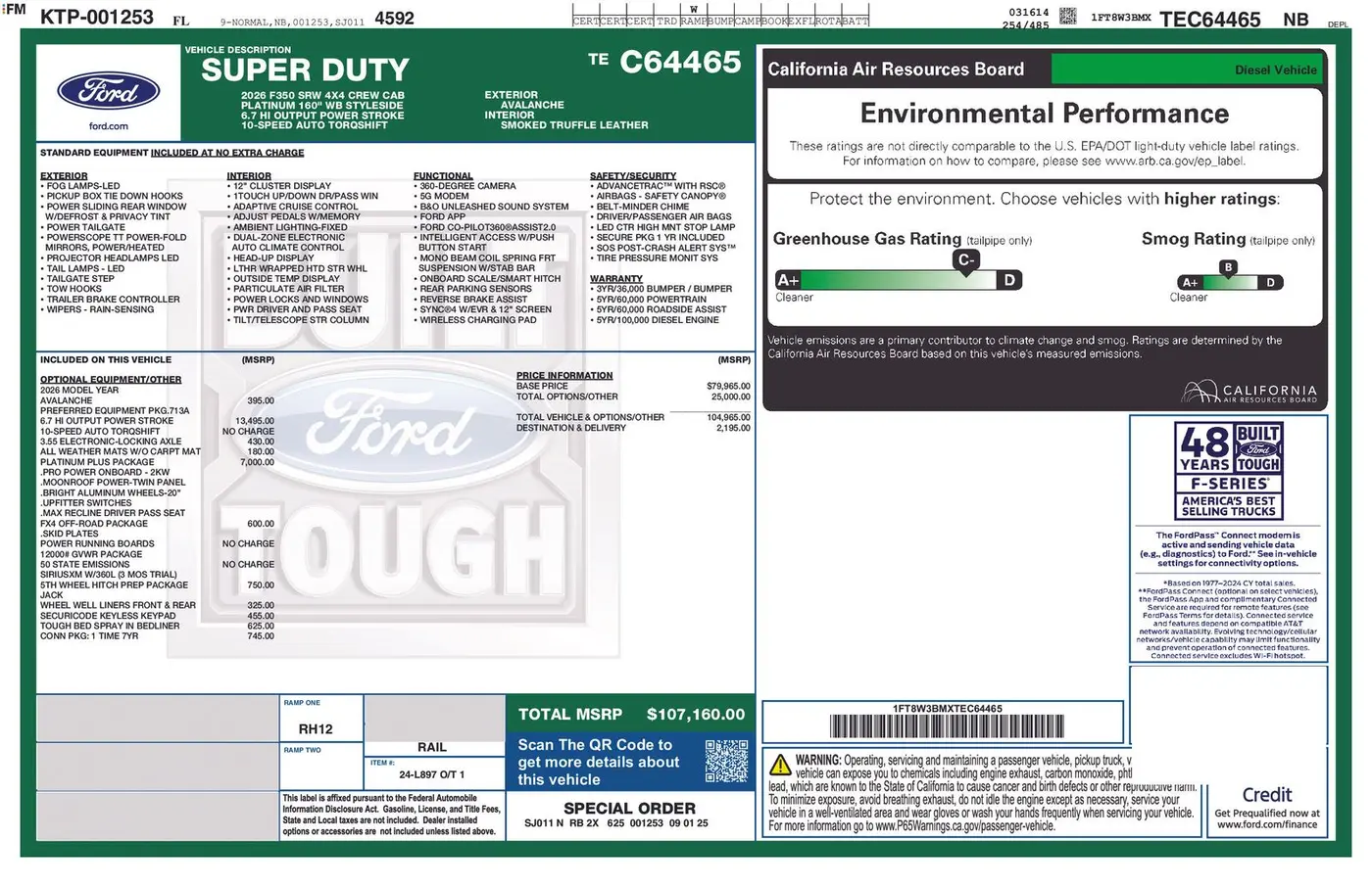 2026 Ford F-350 - $90,500