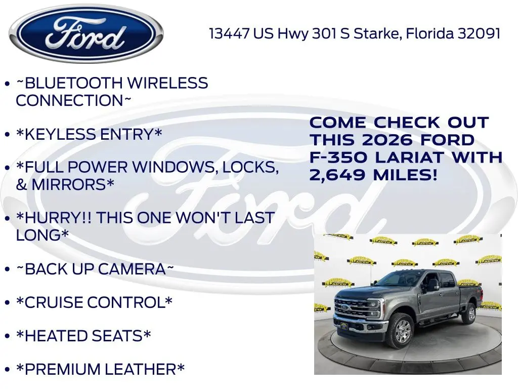 2026 Ford F-350 - $79,649